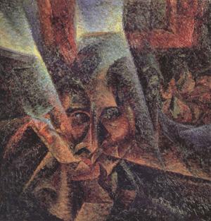 Umberto Boccioni Head Light Surroundings (nn03) Spain oil painting art